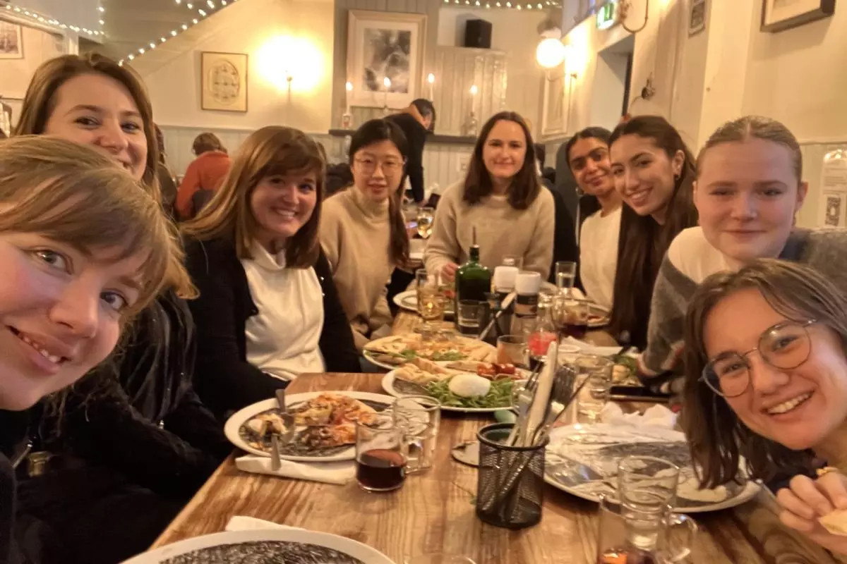Christmas Dinner 2022 together with Patricia's group